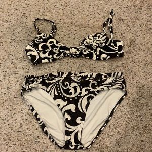 Floral beaded bikini